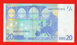 65 - BILLET 20 EUROS 2002 NEUF Signature WIM DUISEMBERG  N° U06113351813 - Imp L004F1 - 20 Euro