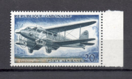 GABON  PA  N° 8  NEUF SANS CHARNIERE COTE  1.00€     AVION - Gabun (1960-...)