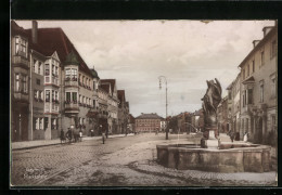 AK Bayreuth, Marktplatz Mit Brunnen  - Bayreuth