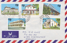 From Fiji To Germany - 1980 - Fiji (1970-...)