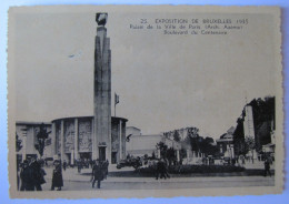 BELGIQUE - BRUXELLES - Exposition Universelle De 1935 - Boulevard Du Centenaire - Palais De La Ville De Paris - Weltausstellungen