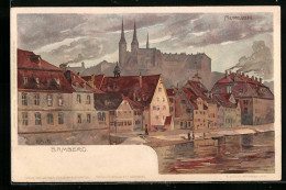 Künstler-AK Karl Mutter: Bamberg, Blick Auf Die Kirche Auf Michaelsberg  - Mutter, K.