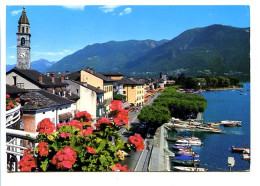 CPSM / CPM 10.5 X 15 Suisse Canton Du Tessin ASCONA Lago Maggiore Lac Majeur Clocher - Ascona