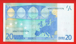 100 - BILLET 20 EUROS 2002 NEUF Signature WIM DUISEMBERG  N° U06113351174 - Imp L004F1 - 20 Euro