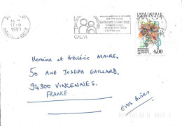 TIMBRE N° 2691 -  IMPRIMERIE NATINALE  -  TARIF DU 19 8 91 / 9 7 92  -  SEUL SUR LETTRE  -  1991 - Tariffe Postali