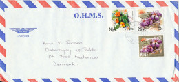 Niue Air Mail Cover Sent To Denmark Alofi 11-6-1991 - Niue