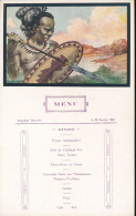 BELGIAN CONGO MARITIM MENU THYSVILLE 22 FEVRIER 1930 - Otros & Sin Clasificación