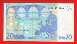 105 - BILLET 20 EUROS 2002 NEUF Signature WIM DUISEMBERG  N° U06113351264 - Imp L004F1 - 20 Euro