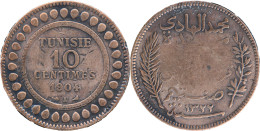 TUNISIE - 1904 - 10 Centimes - Muhammad Al-Hadi - KM#229 - 20-497 - Tunesië