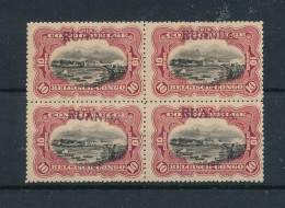 RUANDA URUNDI GEA 1916 ISSUE "HAVRE OVERPRINT WITH FRAME" COB 10B MNH SIGNED WILLY BALASSE - Ungebraucht