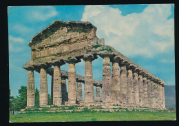 CPSM  10.5 X 15 Italie (562) PAESTUM Tempio Di Cerere  Temple De Cérès  Ruines Romaines   Autrefois Poseidonia - Otros & Sin Clasificación