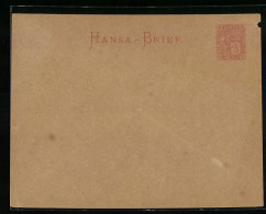 Briefumschag Berlin, Hansa-Brief, Verkehrs-Anstalt, Private Stadtpost  - Briefmarken (Abbildungen)