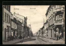 AK Harburg, Neuestrasse Mit Ladengeschäften Und Passanten  - Harburg