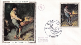 FDC 1971  F.MILLET - 1970-1979