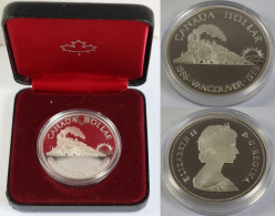 CANADA 1 DOLLAR 1986 PROOF VANCOUVER IN ARGENTO - Canada