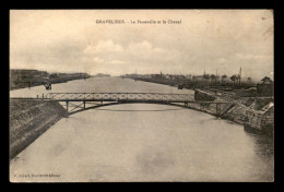 59 - GRAVELINES - LA PASSERELLE ET LE CHENAL - Gravelines