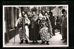 AK Villingen, Narrogruppe Im Kostüm Zu Fastnacht  - Carnaval