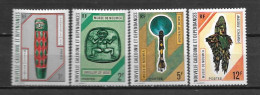 1972 - 381 à 384 **MNH - Musée De Nouméa - Neufs