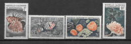 1958 - 291 à 294 *MNH- Coraux Et Poissons - Unused Stamps