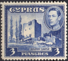CYPRUS/1938-44/MNH/SC#148A/ KING GEORGE VI/ KGVI/ PICTORIAL/ 3p DEEP ULTRA - Cyprus (...-1960)