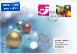 Estonia Cover Sent To Germany 20-12-2016 Topic Stamps - Estland