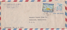 From Dominican Republic To USA - 1947 - Dominikanische Rep.