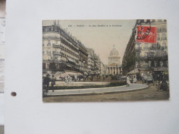 126. PARIS - La Rue Soufflot Et Le Panthéon - Autres Monuments, édifices