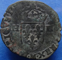 LA LIGUE - MONNAYAGE AU NOM D'HENRI III - Douzain Aux Deux H, 1er Type 1593 Ou 1594 - Toulouse - 1574-1589 Henri III