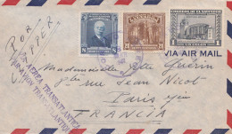 From El Salvador To France - 1947 - El Salvador