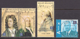 Belgium 2009 - Music Composers Enry Purcell, Georg Frederich Haendel, Joseph Haydn, Musicisti, King Albert II - Lot Used - Oblitérés