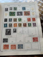 Collection De Timbres D'Allemagne, Diverses Régions, Dans Une Reliure Pré-imprimée De La Marque Kabe Jusqu'en 1923 - Sammlungen (im Alben)