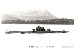 Sous-Marin "Thetis" - 25-3-1930 - Photo Marius Bar Toulon - Unterseeboote