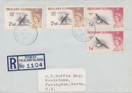 From Falkland Island To UK - 1960 - Falkland