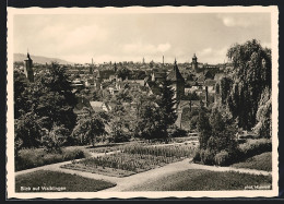 AK Waiblingen, Blick Vom Garten In Den Ort  - Waiblingen