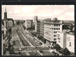 AK Düsseldorf, Die Berliner Allee Aus Der Vogelschau  - Duesseldorf