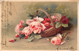 CPA Fantaisie - Illustrateur KLEIN Catharina - Fleur - Rose - Klein, Catharina