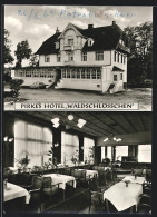 AK Rotenburg /Hann., Pirke`s Hotel Waldschlösschen, Mit Ansicht Des Speisesaals  - Rotenburg (Wuemme)