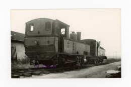 Photo Locomotive CBR 77 Gare Verneuil Marne 51 Champagne France Train Chemin Chemins Fer Motrice Vapeur Banlieue Reims - Trains