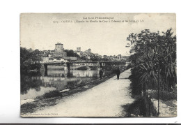 CPA DPT 46 CAHORS    CHEMIN DU MOULIN DE COTY A CABESSUT ET LES BORDS DU LOT - Cahors