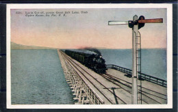 16984 Lucin Cutt-Off, Across Great Salt Lake, Utah - Ogden Route So. Pac. R.R. - Salt Lake City