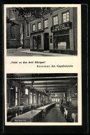 AK Kevelaer, Hotel Zu Den Drei Königen Am Kapellenplatz, Speisesaal  - Kevelaer