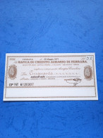 Banca Di Credito Agrario Ferrara-20.5.1977 - Unc - [10] Checks And Mini-checks