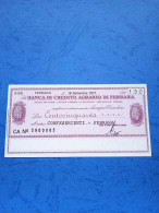 Banca Di Credito Agrario Ferrara-150 Lire-19.9.1977 - Unc - [10] Checks And Mini-checks