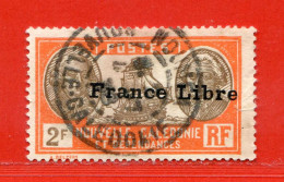 REF101 > NOUVELLE CALEDONIE > FRANCE LIBRE N° 223 Ø Beau Cachet - Oblitéré Dos Visible > - Used Ø Cote 31 € - Usati