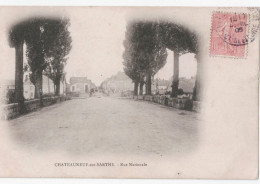 49 -   CHATEAUNEUF-sur-SARTHE - Rue Nationale  43 - Chateauneuf Sur Sarthe