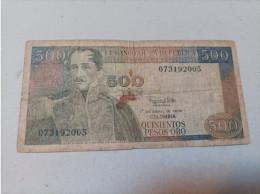 Billete Colombia 500 Pesos Oro, Año 1979 - Kolumbien