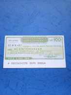 Banca Cattolica Del Veneto-100 Lire-17.12.1976-unc - [10] Checks And Mini-checks