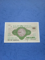 Banco Di Sicilia 100 Lire 14.02.1977-unc - [10] Checks And Mini-checks