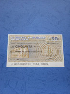 Banca Popolare Di Milano-50 Lire -21.3.1977 -unc - [10] Checks And Mini-checks