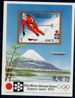 AJMAN 1971 WINTER OLYMPIC GAMES SAPPORO 72 MI No BLOCK 335 MNH VF!! - Inverno1972: Sapporo